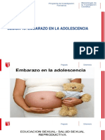 Embarazo en La Adolescencia 2022