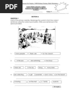 Soalan ENGLISH BI Bahasa Inggeris Tahun 3 Paper 1