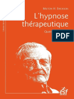Lhypnose Therapeutique Milton H. Erickson Erickson Milton H. Z