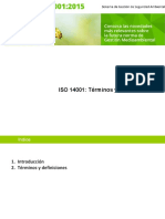 ISO 14001 términos clave