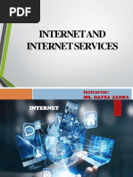 Internet and Internet Services