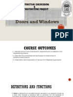 Doors and Windows Design and Components