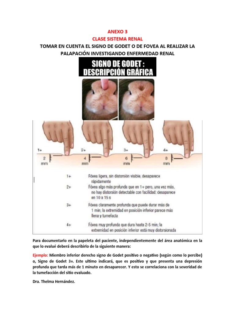 Signo de Godet en Evaluación Renal | PDF | Relaciones personales ...