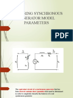 MEASURING SYNCHRONOUS GENERATOR MODEL PARAMETERS