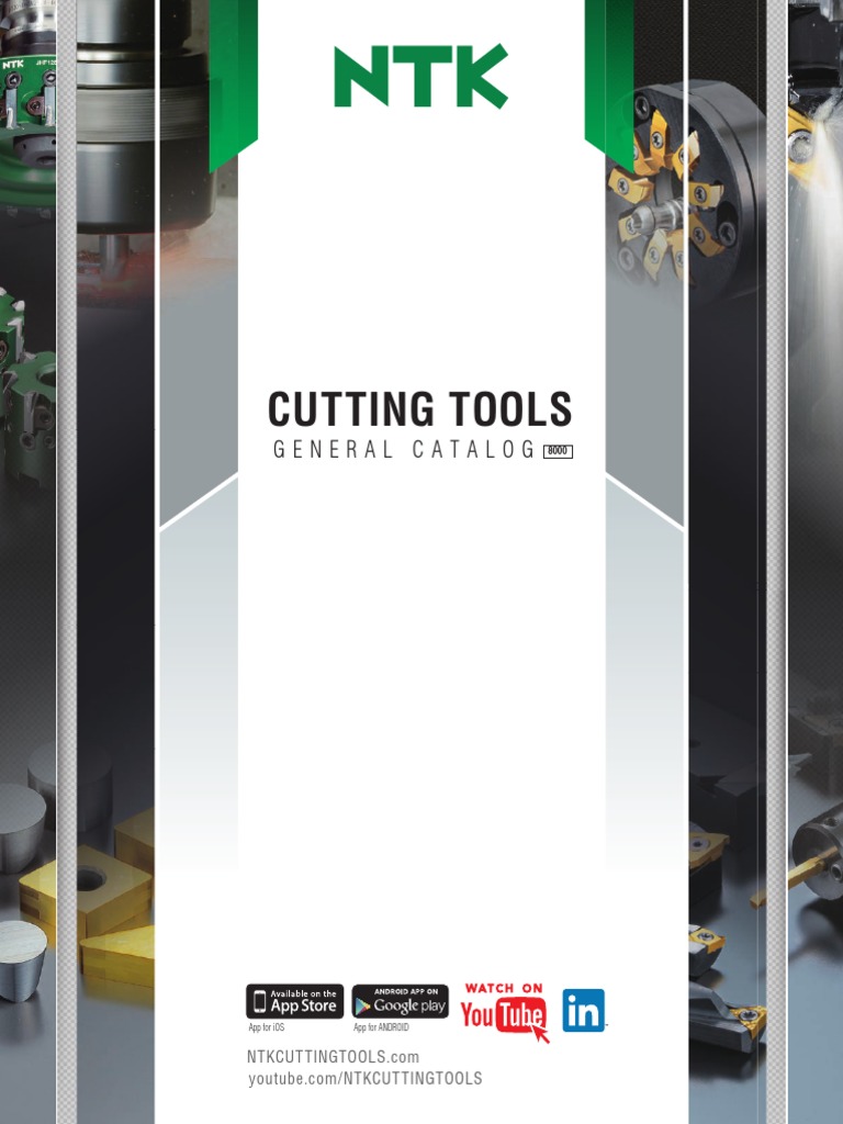 NTK Cutting Tools Catalog PDF Machining Ceramics