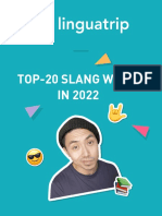 Top-20 Slang Words IN 2022