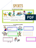 Sports Feuille Dexercices 5805