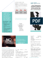 Folleto Prevencion de Violencia en El No