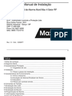 Manual de Instalação Central de Alarme Alard Max 4 Setor RF