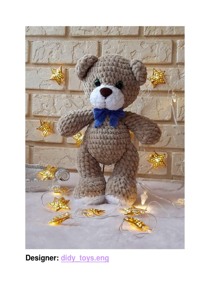 amigurumi crochet teddy bear toys free patterns