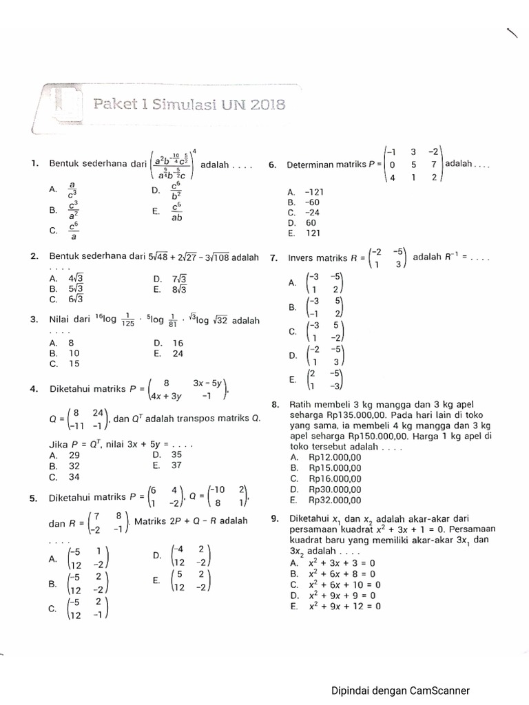 Soal USEK | PDF