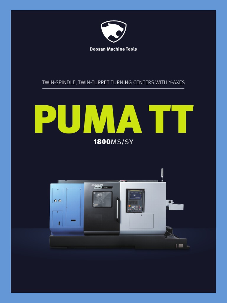 PUMA TT1800 Series | PDF | Machining | Equipment