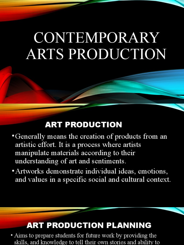 Last Chapter Contemporary Arts Production PDF Idea The Arts