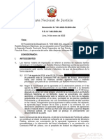Junta Nacional de Justicia: Resolución N.° 001-2022-PLENO-JNJ