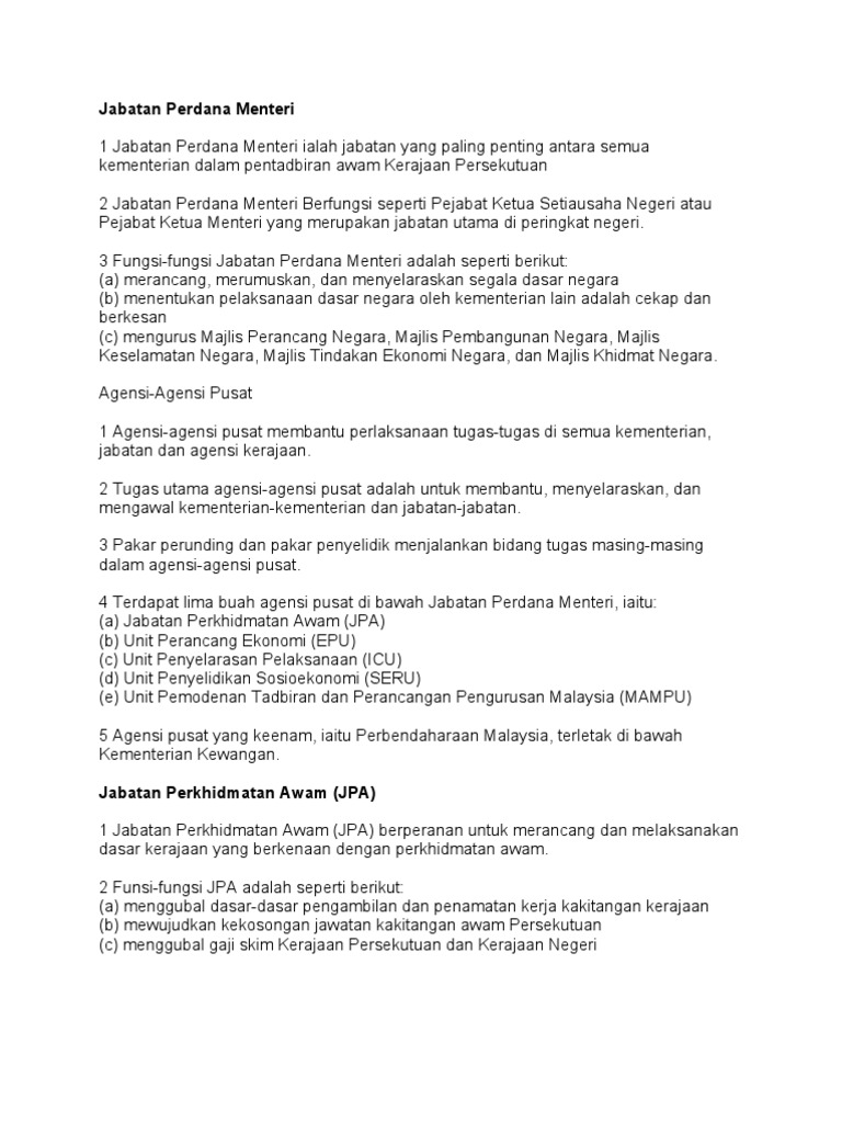 Jabatan Perdana Menteri Eksekutif