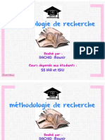 Methodologie de Recherche 2019