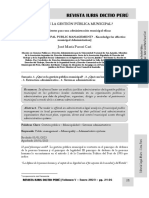 Qué Es La Gestión Pública Municipal - Autor José María Pacori Cari