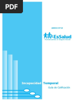 Guía sobre el CITT de EsSalud | PDF | Derecho laboral | Seguro