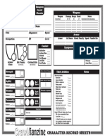 Alternate DCC RPG Character Sheets CRAWL - DCC - THIEF