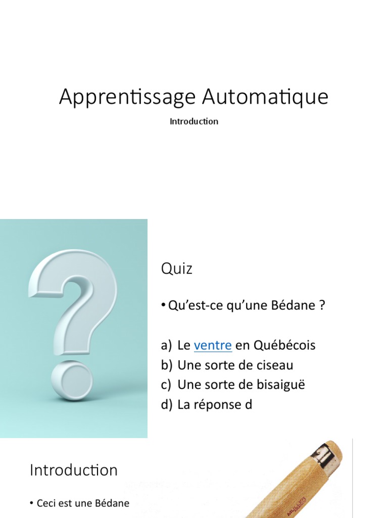 3 - Apprentissage - Introduction | PDF
