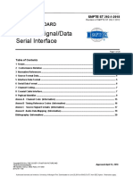 SMPTE ST 292-12018 15-gbs-signaldata-serial-interface