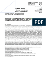 Guidelines for Evaluating Peritoneal Membrane Dysfunction