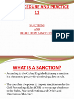 Relief From Sanctions