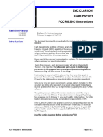 EMC CLARiiON FCO F0626031 Instructions