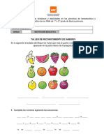 Prueba de Saberes Grado 1° y 2°