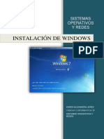 Instalación de Windows.