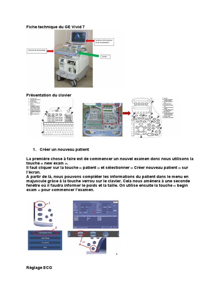 Guide d'Utilisation du GE Vivid 7 PDF — free download