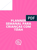 Planner semanal TDAH