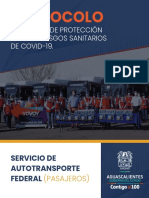 PROTOCOLO - AUTOTRANSPORTE - FEDERAL - (PASAJEROS) Covid