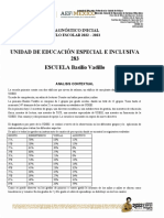 Diagnóstico Inicial Prinaria