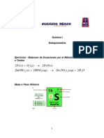 Imex - Química I - Estequiometría