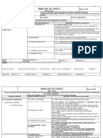 ANALISE PRELIMINAR DE RISCO ESCAVAÇÃO MECÂNIZADA E MANUAL