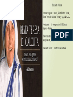 Madre Teresa, santa de Calcuta