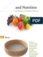 Food and Nutrition