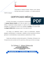 Certificado de Fractura
