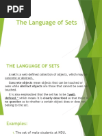 Language of Sets