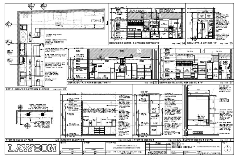 One Ayala Lawson Store Layout Plan | PDF