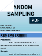 Random Sampling Methods for Data Collection