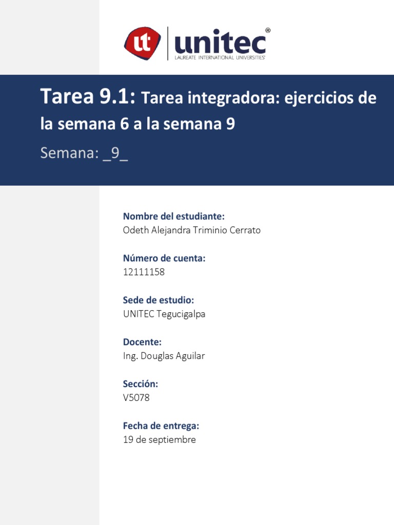 Tarea 9 1 Pdf