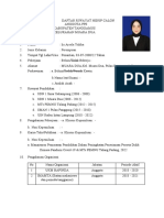 Daftar Riwayat Hidup Iis PPS