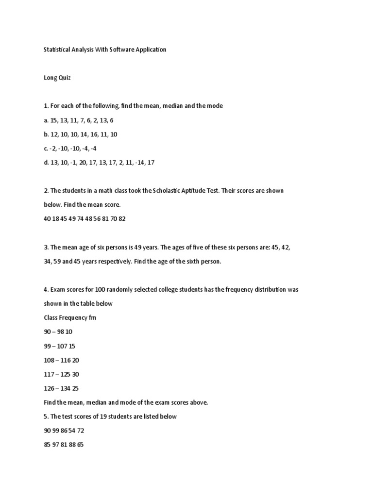 statistical-analysis-with-software-application-long-quiz-pdf