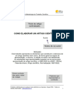 PDF Como Elaborar Um Artigo