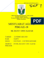 Mesyuarat Agung Pibg 2019