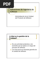 Gestión calidad software