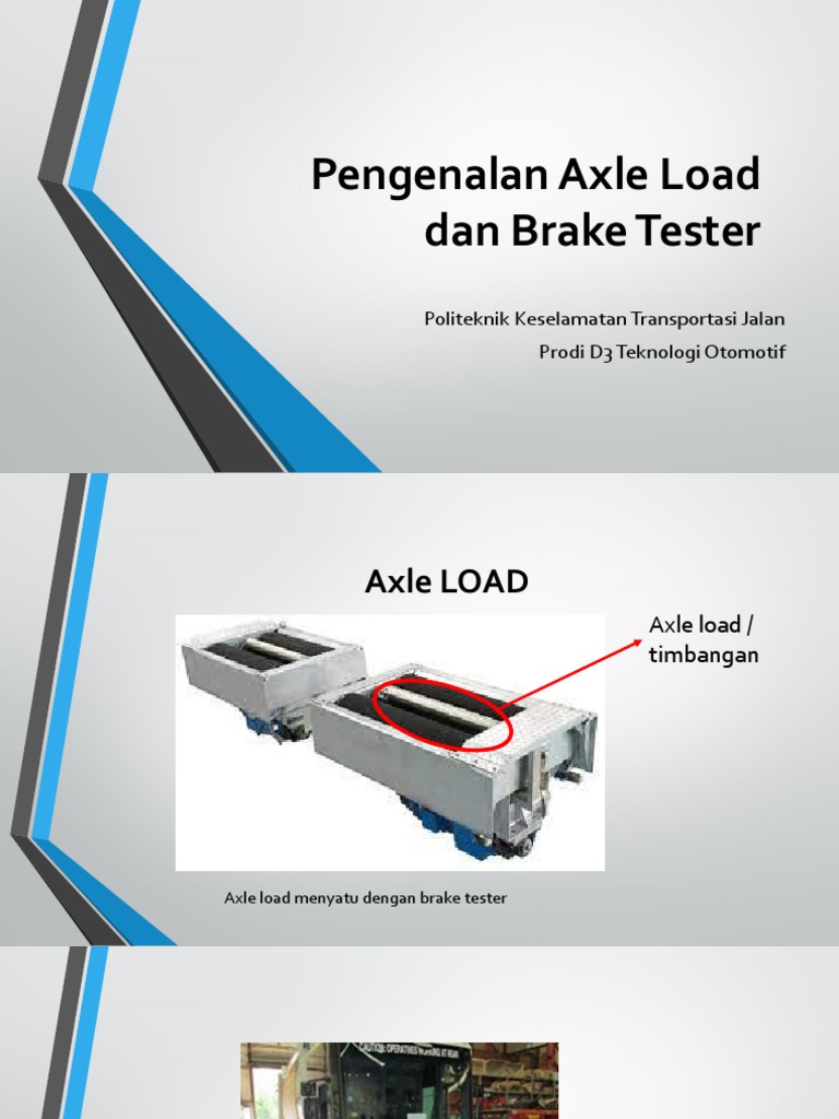 Panduan Axle Load dan Brake Tester | PDF | Komputer