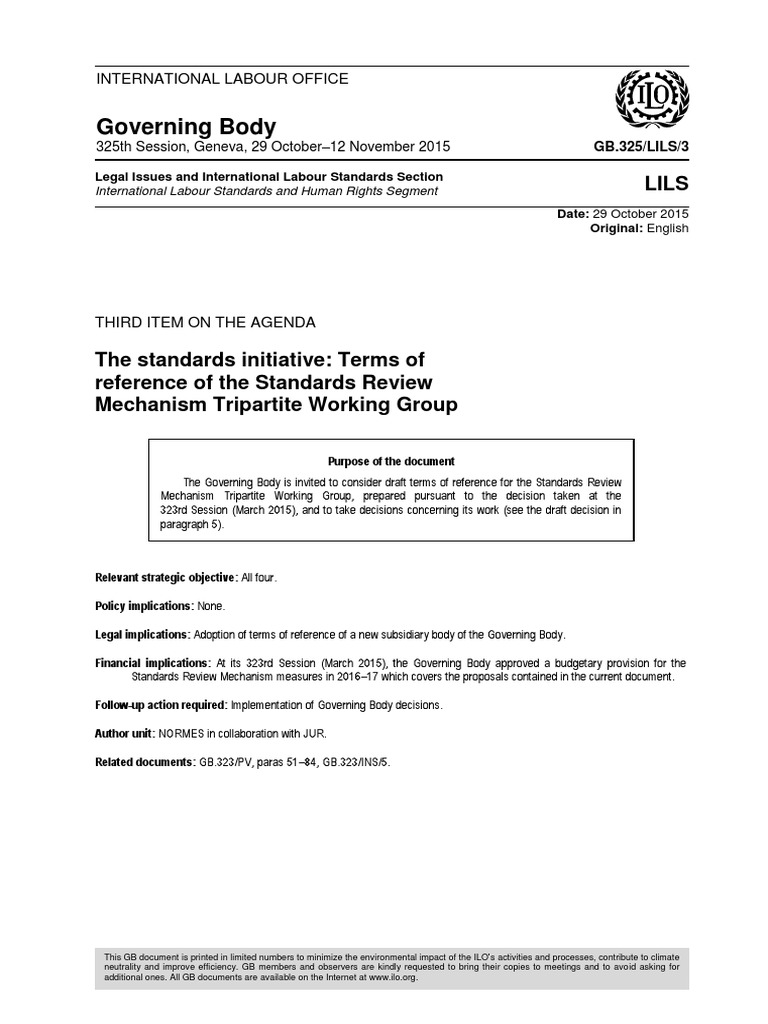 Standards Review Mechanism Tripartite Working Group (SRM TWG) PDF